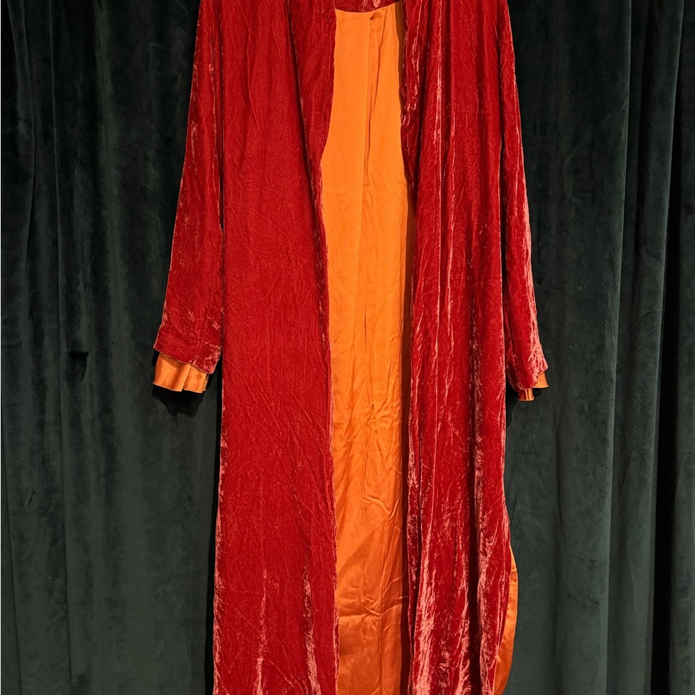 For Love and Lemons velvet duster